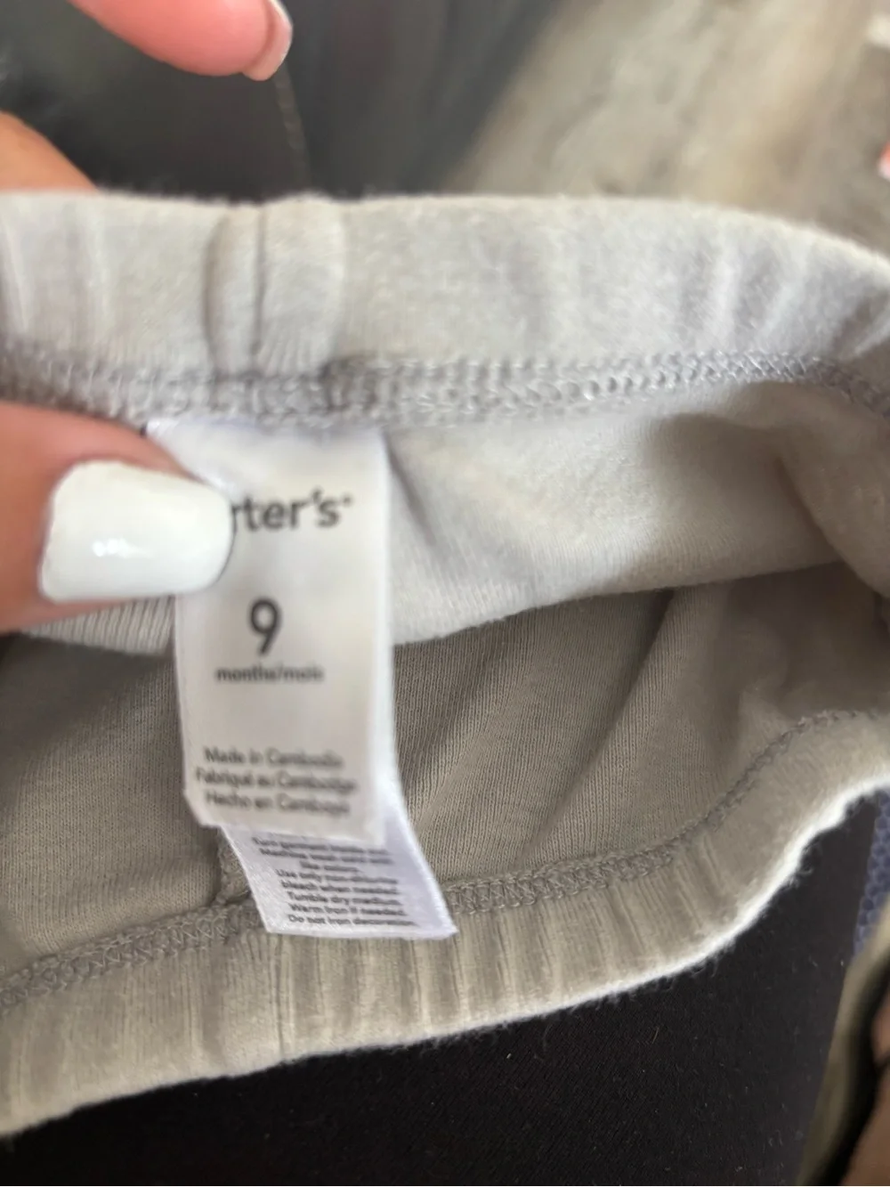 Carter's Light Purple Striped Baby Onesie